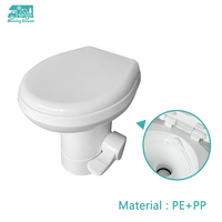 JDA Wholesale RV Portable Toilet with Gravity Flush for Motorhome Caravan Campers and Trailers