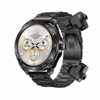 Reloj Inteligente 2 en 1 con Auriculares TWS, Monitor de Actividad Física para Hombre, Monitor de Ritmo Cardíaco y Sueño, Resistente al Agua IP67 para Deportes al Aire Libre