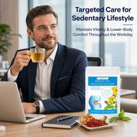 Tisane aux herbes pour la santé de la prostate, entièrement naturelle, favorisant le flux urinaire, pour la vitalité quotidienne des hommes