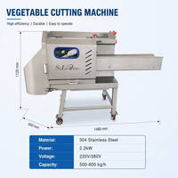 Máquina Cortadora de Vegetales Industrial y Comercial, Cortadora de Banda para Ensaladas, Verduras de Hoja, Repollo, Equipo de Procesamiento de Patatas