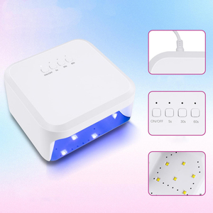 เครื่องอบเล็บเจลพกพาแบบเสียบปลั๊กขนาดเล็ก 48W UV LED พร้อมหลอดไฟอบแห้งเร็ว ใช้พลังงานไฟฟ้า ขายดีที่สุด - Product Image 3