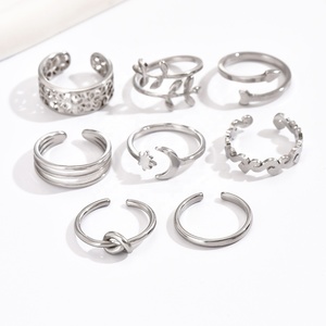 Venta al por mayor equipado Acero inoxidable plata oro diamante joyería de moda fina anillos del dedo del pie impermeable para mujeres pies Piercing joyería - Product Image 4