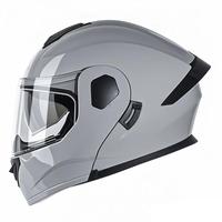 Casque de moto ouvert certifié DOT - Fermeture rapide, léger, ABS, 2 visières transparentes/fumées, toutes saisons