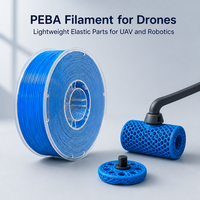 Filament PEBA à rebond élevé 1,75 mm, TPU flexible, matériau d'impression pour chaussures de basketball sans air, drones et articles sportifs, bobine de 1 kg