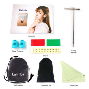 Kalimba de 17 teclas con logo personalizado, instrumento musical de marca, instrumento musical, Pulgar eléctrico, envío directo - Product Image 5