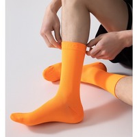 Chaussettes de compression personnalisées avec logo, antibactériennes, respirantes, séchage rapide, anti-transpiration, écologiques, pour le sport, la course à pied et le cyclisme