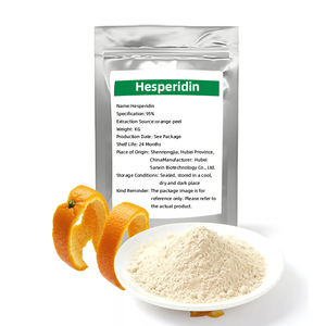 เฮสเพอริดิน <span class=keywords><strong>95%</strong></span> |   สารสกัดจากเปลือกส้มธรรมชาติ |   ผงไดไฮโดรฟลาโวนอยด์ไกลโคไซด์ |   นาเรินจิน |   นีโอเฮสเพอริดิน |   CAS 520-26-3 - Product Image 1