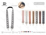 Cinghia per borsa in tessuto con fibbia argentata, materiale in filo per borse M1203022 - Product Image 1