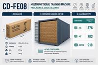 IUNNDS Machine de musculation multifonctionnelle intégrée pour la maison, machine de tirage latéral, équipement de fitness pour la musculation, unisexe