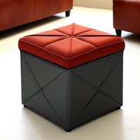 B2 Bailey poufs pliants banc de rangement lit 1227 pièces épée grande chaise pied tabouret salon avec pouf