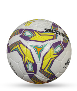 Ballon de football Soccer Max Pro professionnel de haute qualité, construction hybride PU/PVC thermocollée/cousue à la machine - Product Image 4