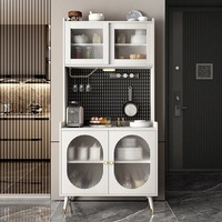 Buffet en pierre frittée avec armoire de rangement, station à thé, comptoir de cuisine, meuble de salon, style japonais Anrichte
