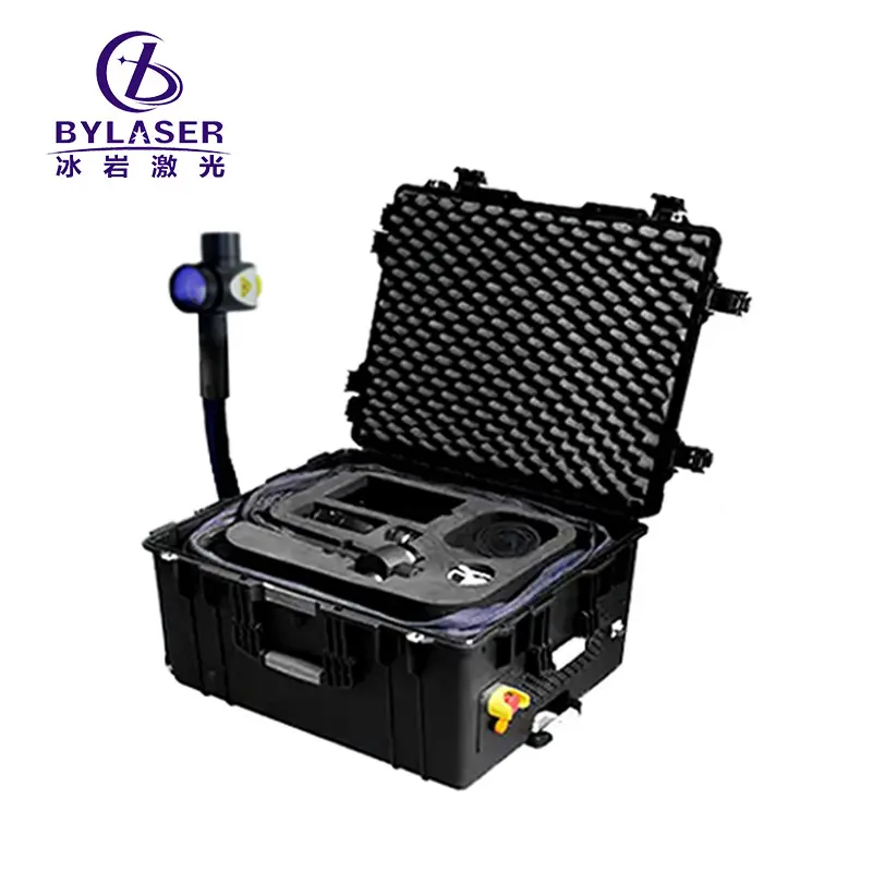 50W 100W 200W Handheld Pulse Fiber Laser Cleaner: Portable Machine for Rust Paint Oxide Coating Mold Pattern and Die Cleaning