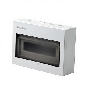 SINGI Distribution Box 63A 110V IP54 Indoor Plastic <b>Cover</b> 12 <b>Sockets</b> Model A21 Wenzhou China - Product Image 1