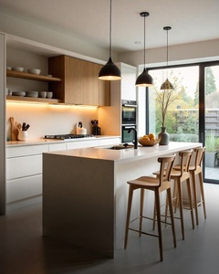 Vorgefertigte Maßgeschneiderte Kompakte <span class=keywords><strong>Mini</strong></span>-Küchenzeile Kleine Küchenarmatur Marmor Modernes Umweltfreundliches Design Modulare Küche - Product Image 6