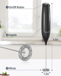 Automatic Foam Maker Milk Steamer Handheld Coffee Whisk Electric Milk Frother - Product Image 4