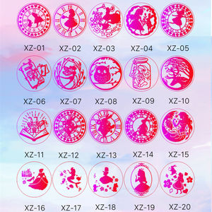 Alice Town-sello de cera de la serie, sello de cabeza de latón con tampón transparente <span class=keywords><strong>para</strong></span> álbum de recortes, <span class=keywords><strong>para</strong></span> bebés y profesores, 2022 - Product Image 6