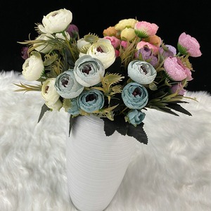 Offre Spéciale 8 têtes de fleurs roses décor à la maison pas cher soie petit bouquet de roses arrangements floraux - Product Image 3