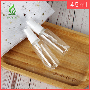 Transparent Spray <b>Bottle</b> 45ml Pet <b>Plastic</b> Facial Moisturizing Travel Size <b>Empty</b> <b>Bottle</b> For Daily Chemical Packaging - Product Image 4