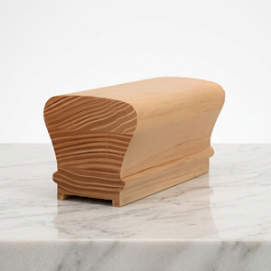 Pasamanos Contemporáneo de Madera Maciza, Madera de Caucho, Duradero, Ajustable, Ecológico, Piezas para Escaleras, Color Personalizado, Alta Calidad - Product Image 1