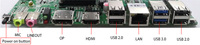Placa base industrial I5 de segunda generación Intel Core Mini PC industrial Memoria DDR3 Tarjeta gráfica integrada Servidor al por mayor
