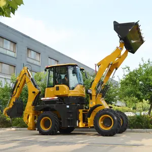 Hot Selling Backhoe Loader 2.5ton Backhoe Loader Machine Wheel 4X4 Tractor Graaflaadmachine