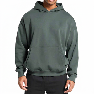 Novedad: Sudaderas con Capucha Casuales para Hombre, 100% Algodón, con Cierre, Acabado Lavado, Cómodas, Tejidas, Hechas a Medida para Venta en Línea - Product Image 1
