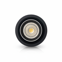 Spot encastré moderne anti-éblouissement 5W réglable, boîtier fin en aluminium, éco-responsable, projecteur d'hôtel COB, angle de faisceau 120°