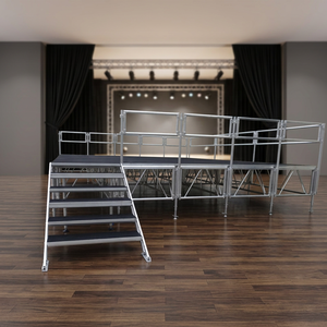 Quick Assembly Stage <b>Platform</b> Events Exhibits Aluminum Adjustable Stage - Product Image 2