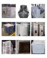 Sacs en plastique transparents en PE de grande taille personnalisables en LDPE en gros, fond carré de 200 cm, pour l'emballage