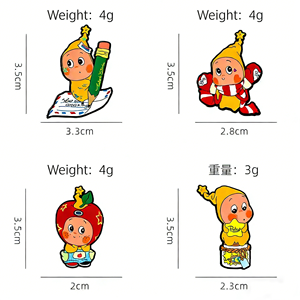 Broche de Metal Esmaltado con Diseño de Personajes de Dibujos Animados, Lindos y Divertidos, para Gorras, Sombreros y Ropa, <span class=keywords><strong>Precio</strong></span> de Fábrica al por Mayor - Product Image 4