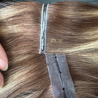 Top Qualité Invisible Trou papillon Trame Extensions De Cheveux Remy Micro Liens Perlé papillon Trame Extensions De Cheveux Double Trame