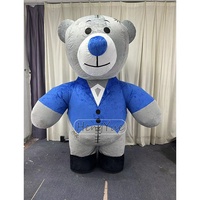 Costume de mascotte gonflable personnalisé Hengyue, plusieurs couleurs, rose, jaune, oie, canard, pour la publicité, les événements en plein air, les fournitures de fête