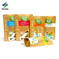 Nouvelle pochette en plastique d'impression de conception pochette debout 500g 1L 2L 3L 5L sac d'emballage de détergent de savon liquide à vaisselle