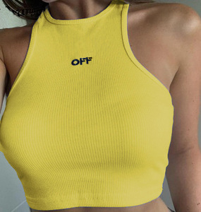 Débardeur Sport Tricoté Respirant pour Femme, Coupe Ample, Style Club Sexy, Bordure Dentelle, Idéal Été - Product Image 2