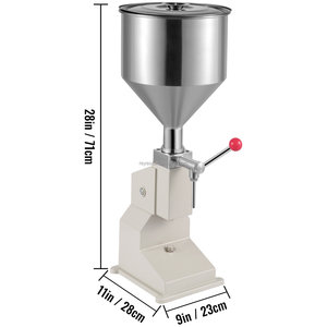 Máquina de llenado de brillo de labios A03, pistón líquido cosmético Manual 5-50ml 1000BPH,200BPH de Reyes - Product Image 2
