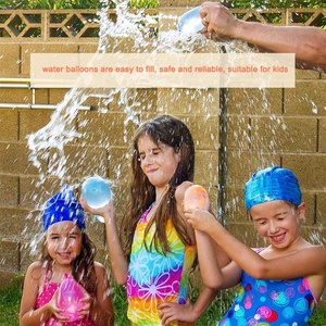 Globos de Agua de Silicona Biodegradables de Látex Natural de 3 Pulgadas para Fiestas de Holi de Verano, Relleno Rápido, Venta al Por Mayor - Product Image 6