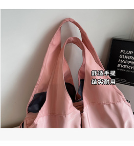 Japanese style <b>large</b> capacity women's <b>bag</b> 2026 new lightweight and fashionable <b>canvas</b> shoulder <b>bag</b> - Product Image 6