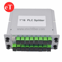 Optique SC/APC 1x16 LC LGX Type de boîte 1:16 Cassette Module PLC Fiber Optique Splitter
