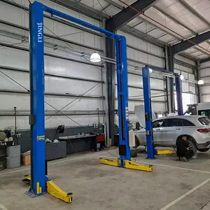 CE Approved Car Hydraulic Double Column Gantry Lifts Auto Lift Correct Procedure For Levelling Carriages On A 2 Post Hoist