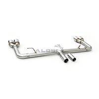 Système d'échappement Catback Valvetronic SS304 pour VW Golf 7 7.5 MK7 1.4T EA211 2014-2020 avec soupape intelligente et sortie quadruple