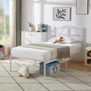 Modern Design <strong>Smart</strong> <strong>Furniture</strong> Folding Metal Bed Frame Easy Assembled Space Saving for Bedroom Hotel Villa with Storage Features - Product Image 1