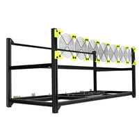 8 GPU V4C V3D Aluminium Empilable en Plein Air Plate-Forme Support Cas Ordinateur Tour Cadre Plate-Forme