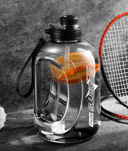 Large Capacity Sports Water <b>Bottle</b> Straw Plastic Drinkware Leak Proof Portable Gym Travel <b>Bottle</b> - Product Image 6