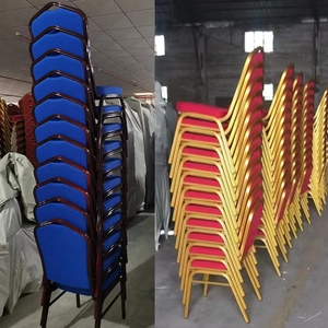 Chaise de banquet empilable en acier inoxydable durable pour hôtel, salle à manger, bureau et salon – Vente en gros - Product Image 6