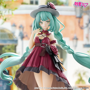 Figura Coleccionable Original de Anime Waifu, Serie Miku Trio Try IT, Versión Vestido Rojo, PVC ABS Auténtico, en Caja Original, Venta al Por Mayor - Product Image 2