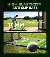 Tapis de golf 6x4 pieds en EVA et gazon HDPP avec plateau à balles – Entraînement tout-en-un pour garage/jardin