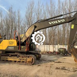 Escavatore Cingolato Idraulico Usato <span class=keywords><strong>Volvo</strong></span> EC210 Originale Giapponese per Progetti di Ingegneria Edile Esportazione Mondiale - Product Image 3