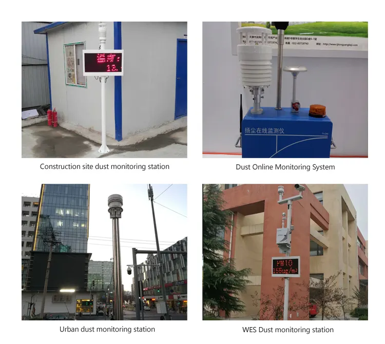 Stasiun cuaca mikro MWDS08 dengan sensor kebisingan dan sensor debu pm2.5 pm10