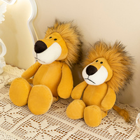 Jouets en peluche très demandés : Lions, Singes, Tigres, Zebras, Léopards et Éléphants – Rembourrés en coton PP avec doublure en maille, parfaits pour les cadeaux d'anniversaire ou de zoo